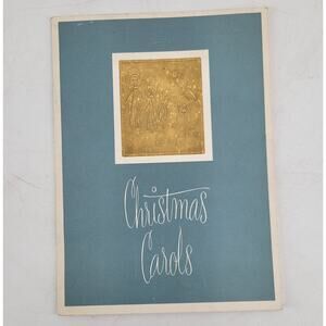 Christmas Carols Christmas Card Song Book RARE